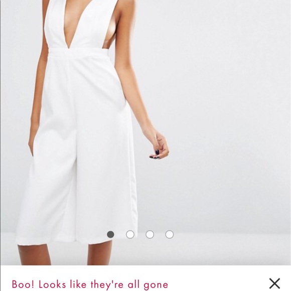 Asos white jumpsuit - Picture 2 of 8